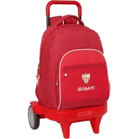 Safta Sevilla Fc Wheeled Backpack Rood