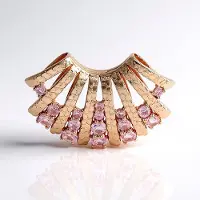 Cavill - Elegante Hanger - 925 Sterling Zilver Rosé Verguld - 1 101 ct Roze Toermalijn - Rondgeslepen Edelsteen - Handgemaakt