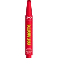 Nyx Professional Make Up Fat Matte Lipstick - Comfortabele matte finish - Niet-uitdrogend gevoel - Fuzzy Flame - 3.5g