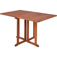 Spetebo Massief houten tuintafel, rechthoekig, inklapbaar - Eucalyptus,gecertificeerd (met rechte hoeken)