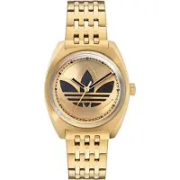 Adidas Originals Editie Eén Unisex Gouden Horloge AOFH23509