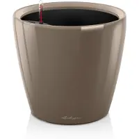 Lechuza Plantenbak Classico Premium 21 LS taupe hoogglans