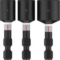 Bosch Accesorios Pro Impact 8/10/13 Dopsleutel 50 Mm 3 Eenheden