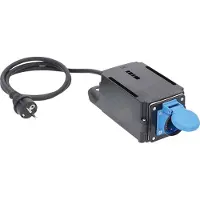 As Schwabe 60533 Inschakelstroombegrenzer 230 V Zwart H07RN-F 3G 1,5 mm² IP44