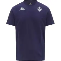 Kappa Millido-ac Fiorentina Short Sleeve T-shirt Blauw L Man