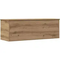 vidaXL Opslagdoos Artisan Eiken 102 x 35 x 35 cm Bewerkt hout