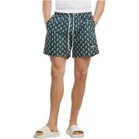 Urban Classics Zwemshorts donkergroen / wit