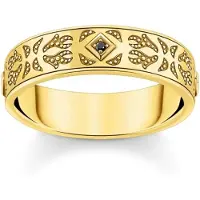 Thomas Sabo - TR2455-414-39-56 - Ring - Unisex - 925er Zilver geel verguld - ringmaat 56
