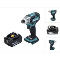 Makita DTS 141 G1 Akku Impulsschrauber 18 V 40 Nm 1/4" Brushless + 1x Akku 6,0 Ah - ohne Ladegerät (Oplaadbare batterij)