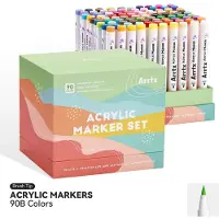 ARRTX - Acrylmarkers - 90B- Paint Brush Tip Markers - 90 kleuren
