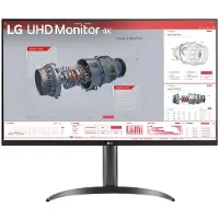 LG Monitor Desktop 32BR55UK-B 32 Inch voor Kantoor en Thuis