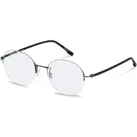 Rodenstock Bril - - R7145 - Unisex - Metaal - Grijs/Zwart