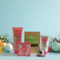 Maja Cadeauset Pasen Love Rose - Love Rose Shower Gel 200ml - Love Rose Hand Cream 80ml - Love Rose Soap 100g - ARELO Vrolijk Pasen thee