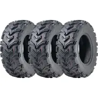 Parnells 23x8.00-11 Quad-banden voor terreinvoertuigen, 6-laags, met E-keur, goedgekeurd voor de openbare weg, tubeless, 205/75-11 (set van 3)