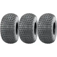 Parnells 18x9.50-8 Knobby ATV Quad Aanhangwagenbanden 4ply Wanda P322 Tubeless Band (Set van 3)