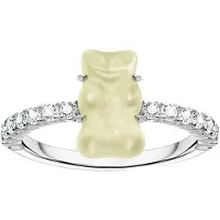 Thomas Sabo - TR2459-052-14-58 - Ring - 925 zilver - Dames - Goldbär wit - Ringmaat 58