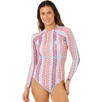 Rip Curl Coastal Instincts Upf Dames Shorty Met Lange Mouwen En Rits Op De Rug