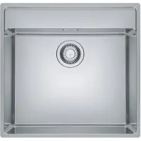 Franke Maris vlakke roestvrijstalen spoelbak MRX 210-50 A, met roestvrijstalen draaiknop, vanaf 55 cm. Artikelnummer: 127.0537.