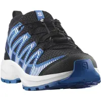 Salomon XA Pro V8 Trailschoenen voor kinderen Zwart/Blauw