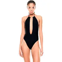 EA7 Dames Watersport zwembroek zwart (XL), Casual, Synthetisch, Strandkleding, Mouwloos / spaghettibandjes 7W001061_AF20663