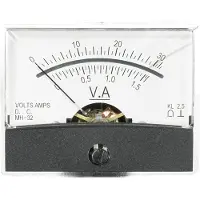 Voltcraft AM-60X46/30V/1,5A/DC AM-60X46/30V/1,5A/DC Inbouwmeter AM-60X46/30 V/1,5 A/DC 30 V/1,5 A Draaispoel