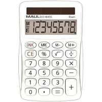 MAUL ECO MJ 455 Bureaurekenmachine Wit Aantal displayposities: 8 werkt op zonne-energie (b x h x d) 71 x 112 x 20 mm