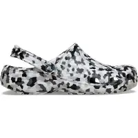 Crocs Clogs 'Classic Confetti' lichtgrijs / zwart / wit
