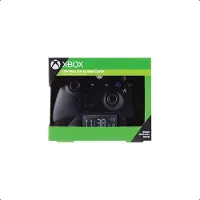 Paladone Xbox Zwarte Controller Wekker – Officieel Gelicentieerde Microsoft Alarm Clock met Verlichting & USB‑Voeding-