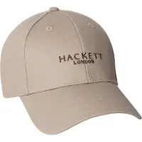 Hackett Heren Contrasterende merkbeige pet (OSFA), Casual, Katoen HM0400074