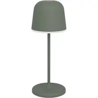 Eglo Mannera-S Tafellamp - Priklamp - Oplaadbaar (tot 28 uur licht) - 20 cm - Groen/Wit - Draadloos - Dimbaar - Binnen en Buiten