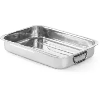 Hendi Braadslede met handgrepen 40x28x6 cm