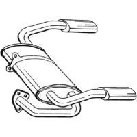 Bosal Geluiddemper achter 115-335