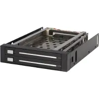 StarTech.com Verwijderbare 3.5" zonder lade voor 2 2.5" harde schijven - Achterzijde 3.5 inch - Hot-swap - Warm wissel