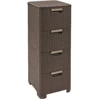 Curver Style Ladesysteem - 4x 14L - Bruin