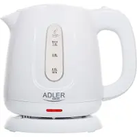 Adler AD 1373 - Waterkoker - kunststof - camping - klein formaat - 1 liter