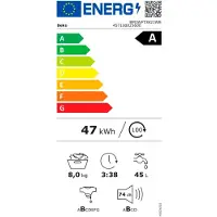 Beko Bm3wft3821wb Voorlader Wasmachine