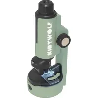 KIDYWOLF KIDYMICROSCOPE Kinder Microscoop Groen – 50x/150x/300x Vergroting, LED Verlichting, 8+