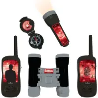 Lexibook compleet Spionnenset met walkie-talkies tot 120m, verrekijker, zaklamp en kompas