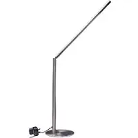 Trango 7489 LED Tafellamp *RECHT* RVS Optische Bureaulamp I Tafellamp I Leeslamp I Light Silence incl. 1x 6,5 Watt LED Module - 400 Lumen LED Lamp 3000K warm wit