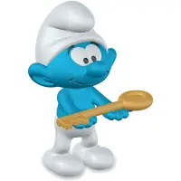 Schleich Figurine - Smurf met Sleutel - Miniatuur blauwe figuur voor kinderen van 3 jaar en ouder