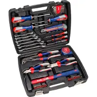 Kwb Gereedschapskoffer (gevuld) 42-delig Doe-het-zelver, Handwerker (l x b x h) 29 x 34 x 7 cm
