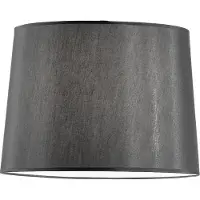 Ideal Lux Moderne lampenkap, zwarte achterkant, van stof