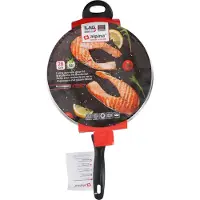 Alpina BRYPAN - Ø28 cm - met glazen deksel - Anti-aanbaklaag - Geschikt voor alle warmtebronnen - Aluminium/Glas