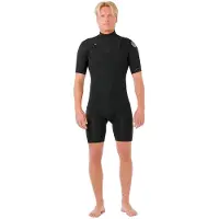 Rip Curl Dawn Patrol Spring 2/2 Mm Korte Mouwen Neopreen Pak Rits Op De Borst