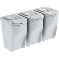Keden Afvalbak SORTIBOX IKWB35S3 - antracietgrijs
