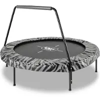 Exit Tiggy Trampoline ø140cm - met Beugel - Rond - Kindertrampoline - Zwart/grijs