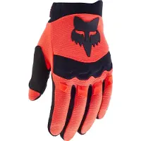 FOX Dirtpaw Junior Lange Handschoenen Fluorescerend Oranje || Maat: Kid S