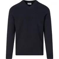 Campbell Trui v-hals Donkerblauw
