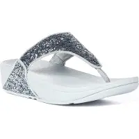 FitFlop Lulu multi-tonal glitter toe-post sandals