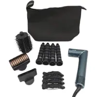 Shark FlexStyle 5-in-1 Fohn en Multistyler - met etui - Teal in Groenblauw | HD456TLEU | van SharkNinja